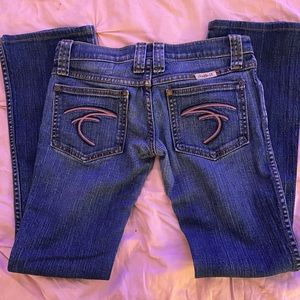 23 size Frankie B jeans Y2K style low rider